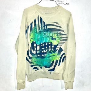 (1 of 1) BMW E30 Psychedelic Original Art dcvvvl crewneck upcycled custom